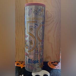 2021 Disney 50th Anniversary Starbucks Magic Kingdom Tumbler Bottle Mug